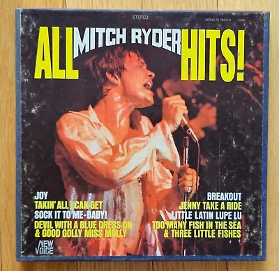 Mitch Ryder  All Mitch Ryder Hits  Reel To Reel Tape 4 Track 3 3/4 IPS Stereo • $19.99