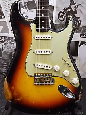 Fender Custom Shop MBS 1963 Stratocaster Relic Aged 3CS Used Electric Guitar • $20970.54