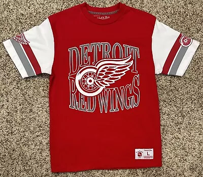 Detroit Red Wings Mitchell & Ness Men’s Fashion Tee Large • $24.99