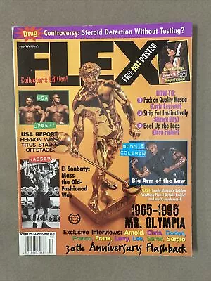 Flex Bodybuilding Magazine / Mr. Olympia 30th Anniversary Flashback / 10-95 • $14.99