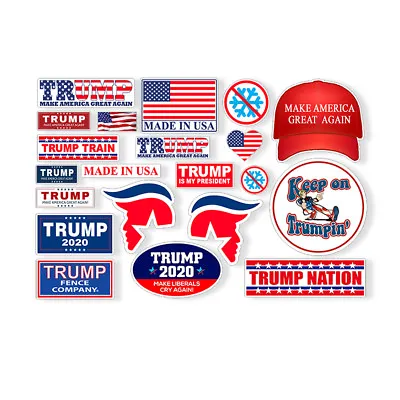 21 Trump Mini Sticker Sheet R/C 1/10th Scale Bumper Body Graphic Crawler 1:10 RC • $8.95