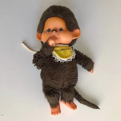 Vintage 1974 Sekiguchi Monchhichi Chicaboo Monkey Sucking Thumb Baby Doll Japan • $75