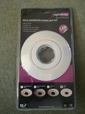 White Hole Converter Kit HCW R50 R63 R80 Downlight Spotlight Cover Kit. Uk • £12.95