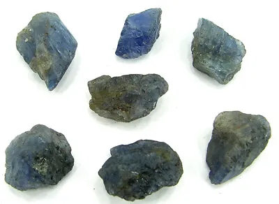 100.00 Ct Natural Raw Tanzanite Gemstone Rough Crystal Specimen 7 Pcs Lot - ZR20 • £16.63