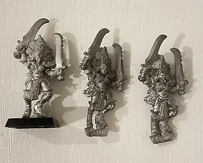 Warhammer Fantasy OOP Witch Elf Marauder Dark Elves - Metal X3 • £16.99