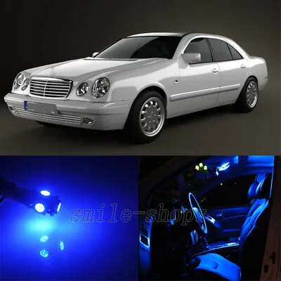22X Super Blue Interior LED Light Kit For Mercedes Benz E Class W210 Sedan 95-01 • $20.76