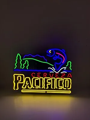 Cerveza Pacifico Beer Neon Sign Home Bar Pub Restaurant Man Cave Wall Light • $138
