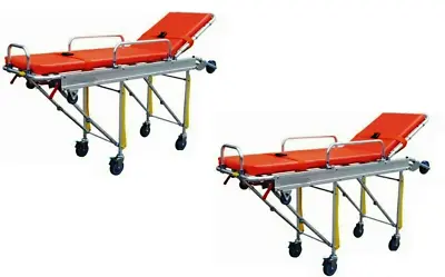 $1240 • Buy New Ambulance Stretcher Auto Loading Emergency Medical Stretcher Indian Made 