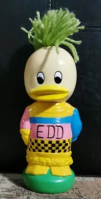 Edd The Duck BBC 1989 Empty Bubble Bath Bottle Figure • £14.99