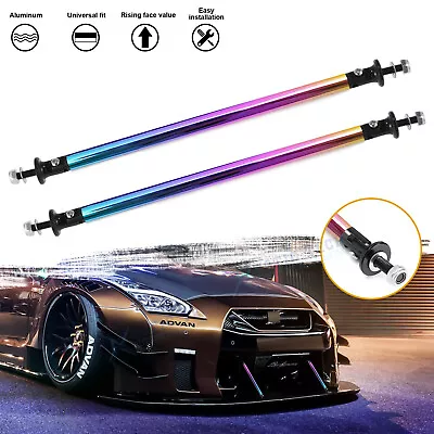 NEO Bumper Splitter Strut Rod Tie Support Bar 7.87'' For Infiniti G35 Nissan GTR • $15.99