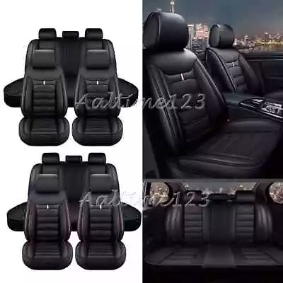 For Volvo PU Leather Front & Rear Car Seat Cover 2/5-Seat Protector Full Set Mat • $69.95