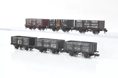 Graham Farish N Gauge - Rake Of 6 PO Wooden Mineral Wagons - Unboxed • £38.95