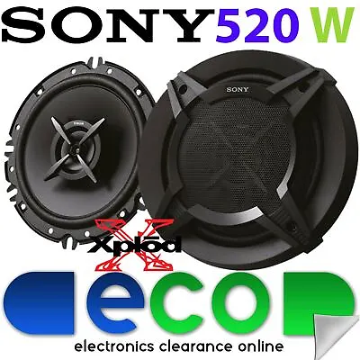 £74.99 • Buy Ford Focus 2011-2014 MK3 SONY 16cm 6.5  520 Watts 2 Way Rear Door Car Speakers