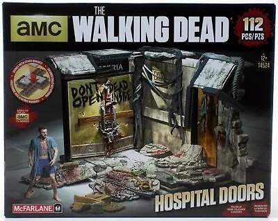 McFarlane WALKING DEAD Hospital Doors Mini-Figure Building Set 112 Pcs Rick NEW • $18.99