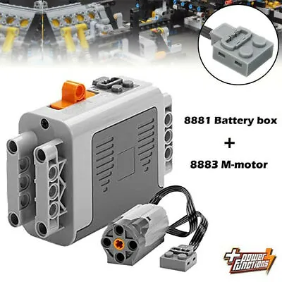 4PCS Lots Power Functions 1x Battery Box 3x M Motor Technic Parts Train For Lego • $20.79