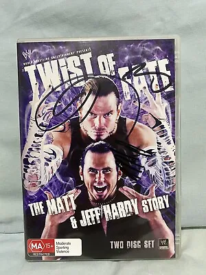 $60 • Buy Matt Jeff Hardy SIGNED Autographed Twist Of Fate Hardy Boyz Story WWE DVD WWF R4