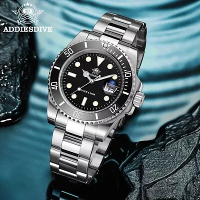 Addiesdive (Steeldive) Deep Sea Hunter Dive Watch / Quartz - Sub Mariner Homage  • £60