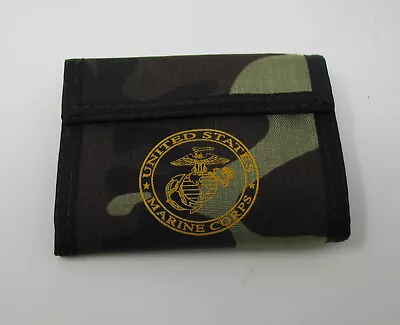 Vintage Bifold Wallet Rainbow Of California 11CMID MC Woodland Camo  USMC Logo • $26.49