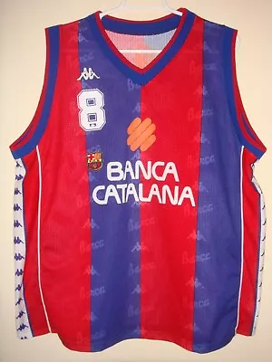 Barcelona 1990s Basquet - Basketball Match Worn Jersey • $450