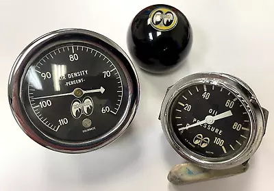 Moon Mooneyes Original US Gauges Air Oil Flathead Ford Scta And Knob • $500