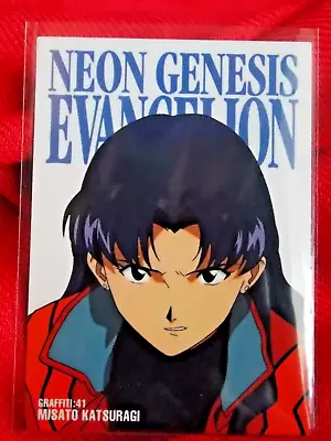 1997 Evangelion Part 2 Misato Katsuragi Trading Card Gr41 Bandai Uk 🚚 Anime • £7.99