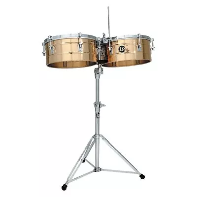 LP Latin Percussion 14  & 15  Tito Puente Timbales - Bronze • $709.99