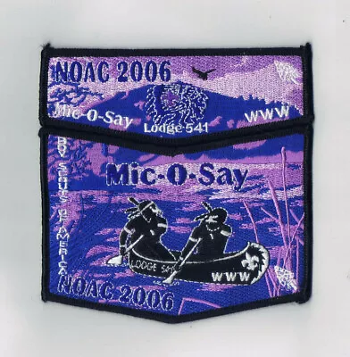 541 Mic O Say  2006 NOAC 2 Piece OA Set Flap And Bottom • $9.95