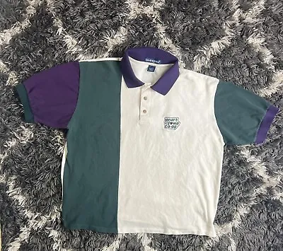 Vintage 90s Iowa Co Op Polo Shirt Men’s XXL Swingster Color Block • $21.99