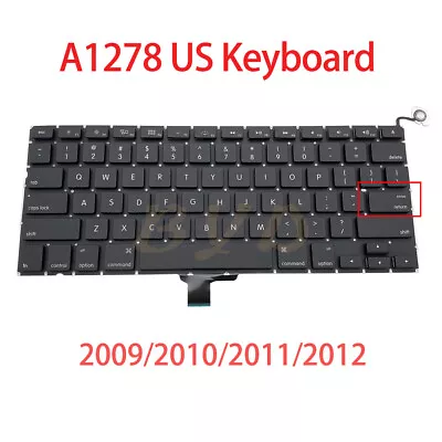 New US Replacement Keyboard For Macbook Pro 13  A1278 2009 2010 2011 2012 Year • $16.32