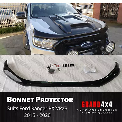 Premium Bonnet Protector Guard For Ford Ranger PX2 PX3 2015 - 2021 Tinted Guard • $89