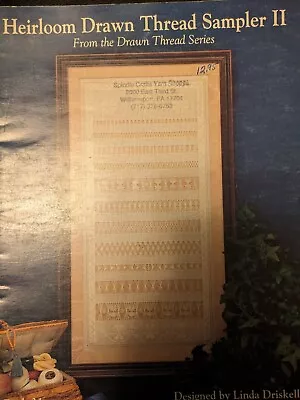 Vintage Heirloom Drawn Thread Sampler II Cross Stitch Pattern • $5