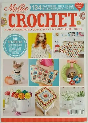 Mollie Makes Crochet Patterns Gift Ideas Techniques Summer 2015 FREE SHIPPING JB • $24.97