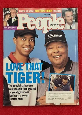 People Magazine - June 16 1997 - Tiger Woods - Matthew Perry - Kenny Rogers • $8.95