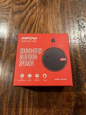 Mpow Soundhot Q2 Portable Bluetooth Wireless Waterproof Shower Speaker • $18.95