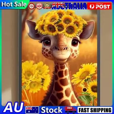 5D DIY Full Round Drill Diamond Painting Giraffe Kit Home Decoration Art Craft • $9.50