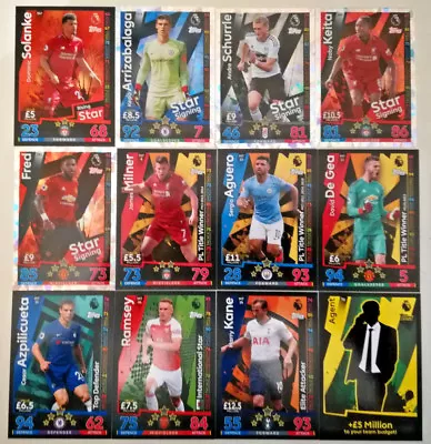 Match Attax 2018/19 18/19 Elite Attackers International Stars Title Winners • £0.99