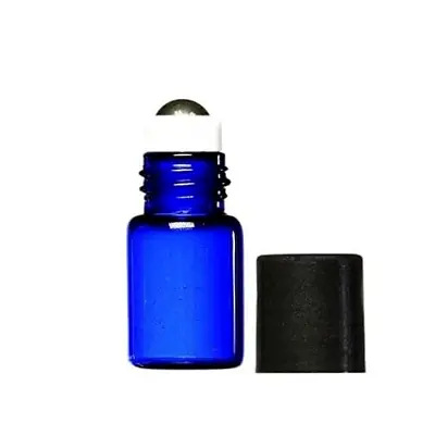 2-Pack (24) True Aroma 3 Ml Cobalt Blue Glass Roller Bottles For Oils Accessorie • $13.69