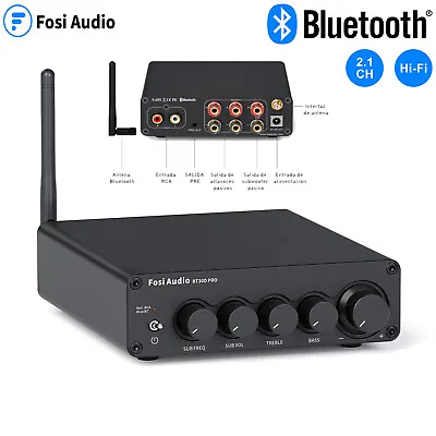 Fosi Audio BT30D PRO Bluetooth Audio Stereo Receiver Amplifier HiFi Power Amp • £109.99