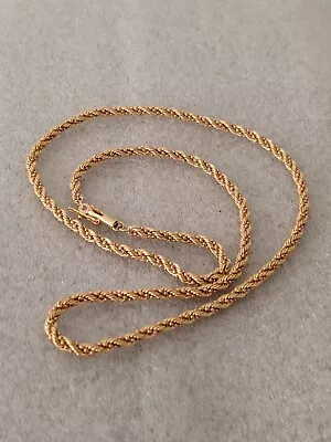 Michael Anthony MA 10K Yellow Gold Diamond Cut Rope Chain 18  • $299.99