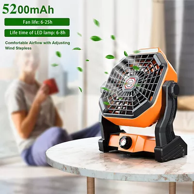 £11.08 • Buy Portable Mini Hand Held Fan Desk Table Fan Cordless Rechargeable Tent Camping