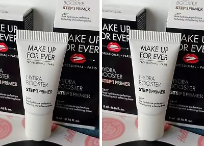 4x MAKE UP FOR EVER Step 1 Primer Hydra Booster .16 Oz/ 5 ML NIB TSA • $11