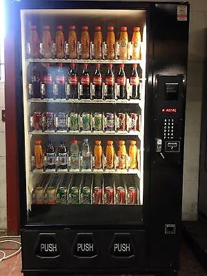 Bevmax 45 Cold Drinks Vending Machine (Cans & Bottles Glass Fronted)  • £1400