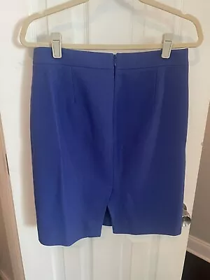 J Crew Pencil Skirt Blue 4 • $9.99