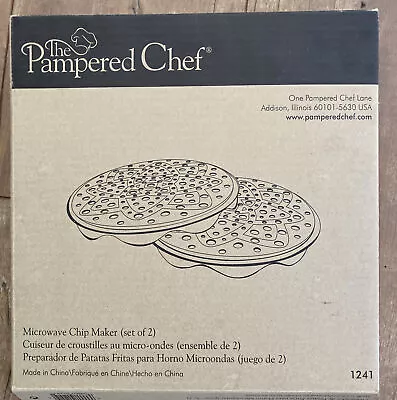 Microwave Chip Maker By Pampered Chef (Set Of 2) 1241 • $5