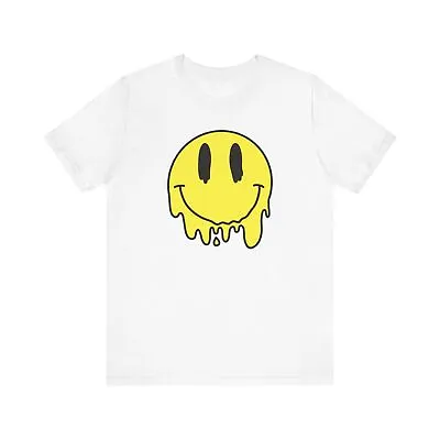 Unisex Melted Yellow Smile Face Shirt Smiling Happy Melting Face T-Shirt        • $19.93