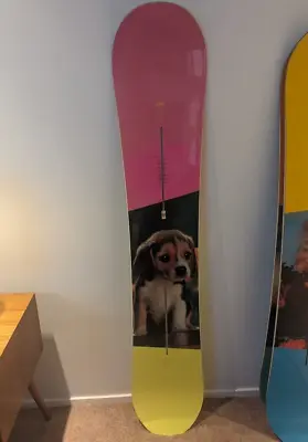 Burton 2008 Un Inc 158 Puppy Pink / Yellow • $550