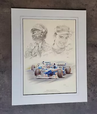 Formula 1  - Damon Hill F1 World Champion 1996 Signed Limited Edition Print • £14