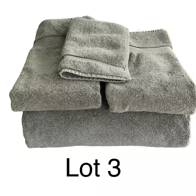 Set 4 Restoration Hardware RH Bath Sheets Hand Towels Wash Green Turkish 802 Lot • $150