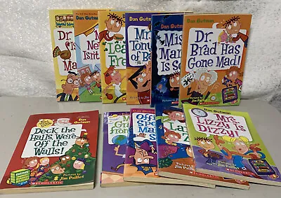 My Weird School Daze Book Lot Scholastic Set Of 11 Dan Gutman • $25.03