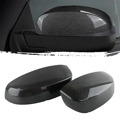 For Silverado GMC Sierra Suburban Tahoe Yukon 07-13 Mirror Cover Cap Carbon Look • $32.63